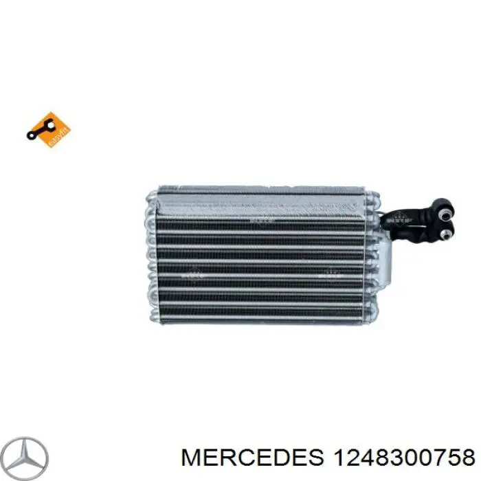 1248300758 Mercedes evaporador, aire acondicionado