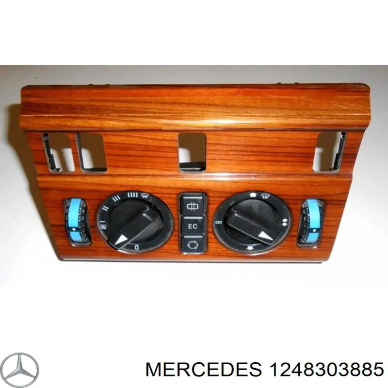 1248303885 Mercedes unidad de control, calefacción/ventilacion