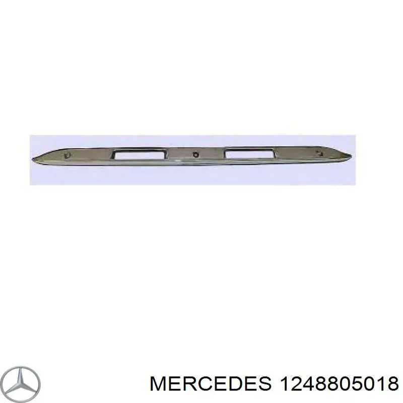 1248805018 Mercedes guardabarros delantero derecho