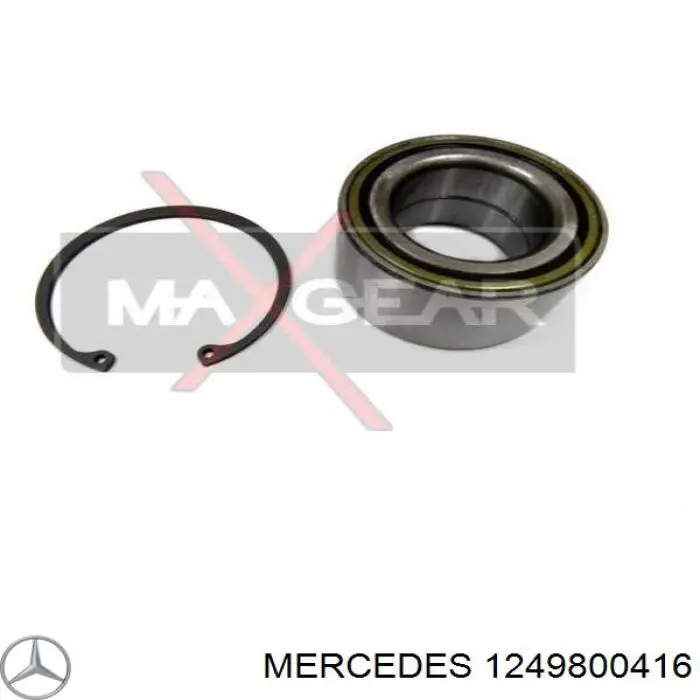 1249800416 Mercedes cojinete de rueda trasero