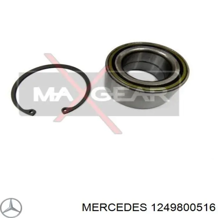 Comprar 1249800516 Mercedes Cojinete de rueda trasero