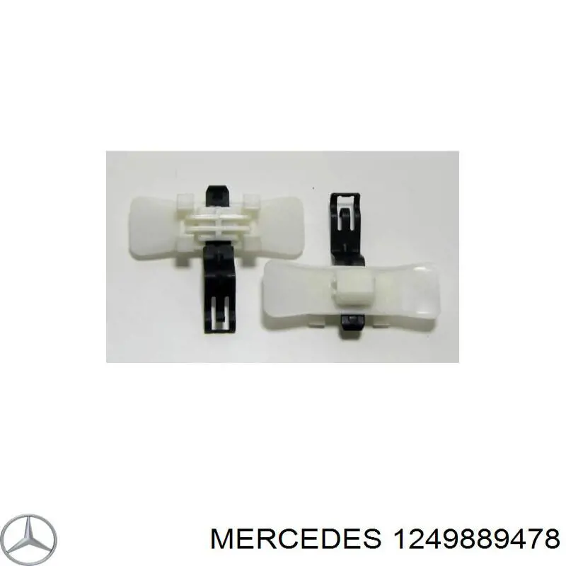 1249889478 Mercedes clips de fijación de moldura de puerta