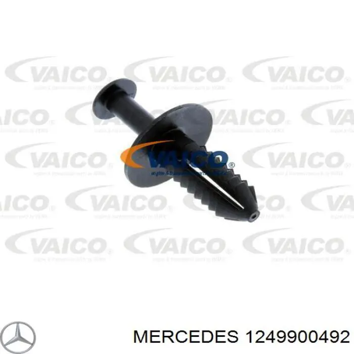 Clip de fijación del guardabarros delantero Mercedes 1249900492 precio, desde 0,56 EUR