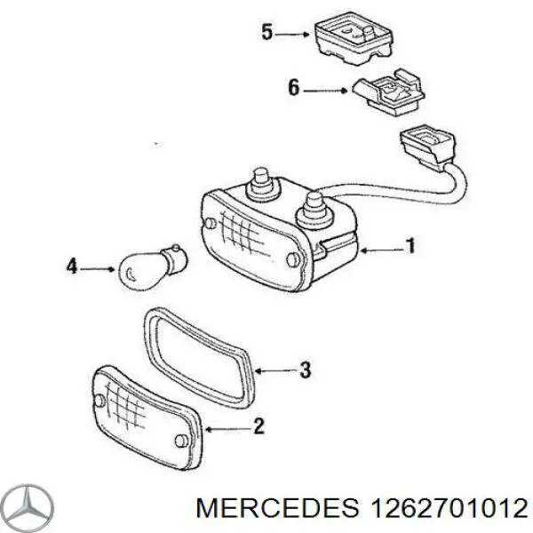 1262701012 Mercedes cárter de aceite, caja automática