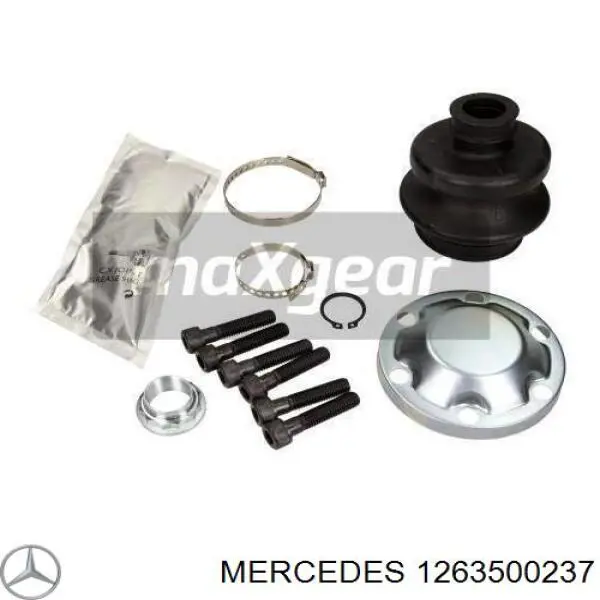 1263500237 Mercedes fuelle, árbol de transmisión trasero interior