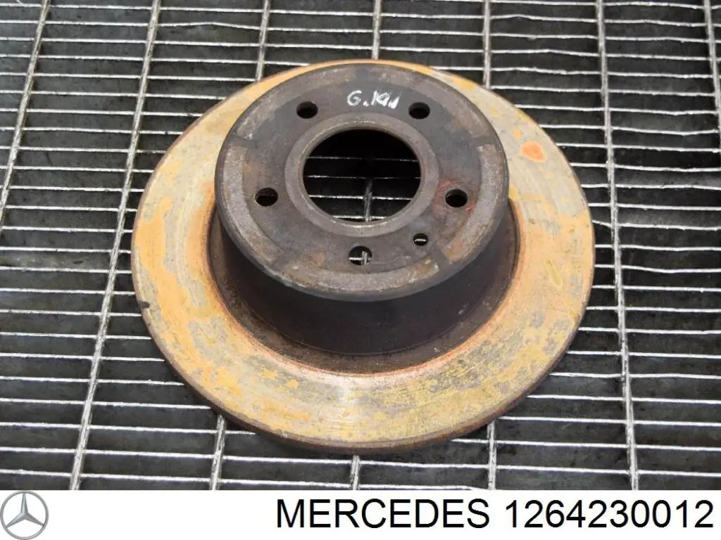 1264230012 Mercedes disco de freno trasero