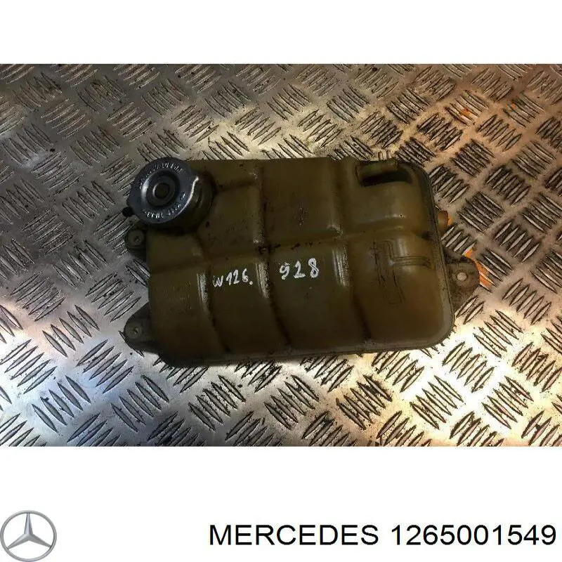 1265001549 Mercedes vaso de expansión, refrigerante