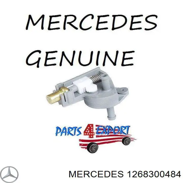 A1268300484 Mercedes grifo de estufa (calentador)