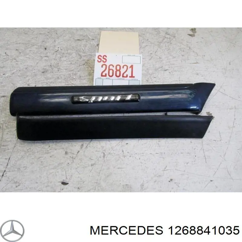Comprar 1268841035 Mercedes Guardalodos interior izquierdo, guardafango delantero