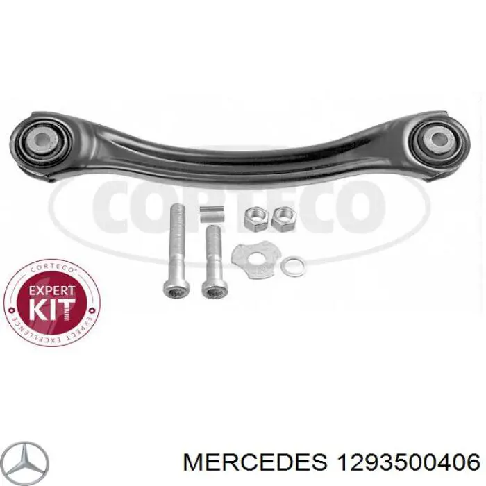 1293500406 Mercedes brazo suspension inferior trasero izquierdo/derecho