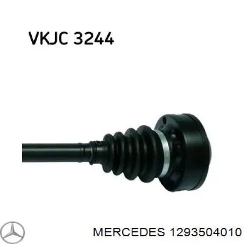 1293504010 Mercedes árbol de transmisión trasero