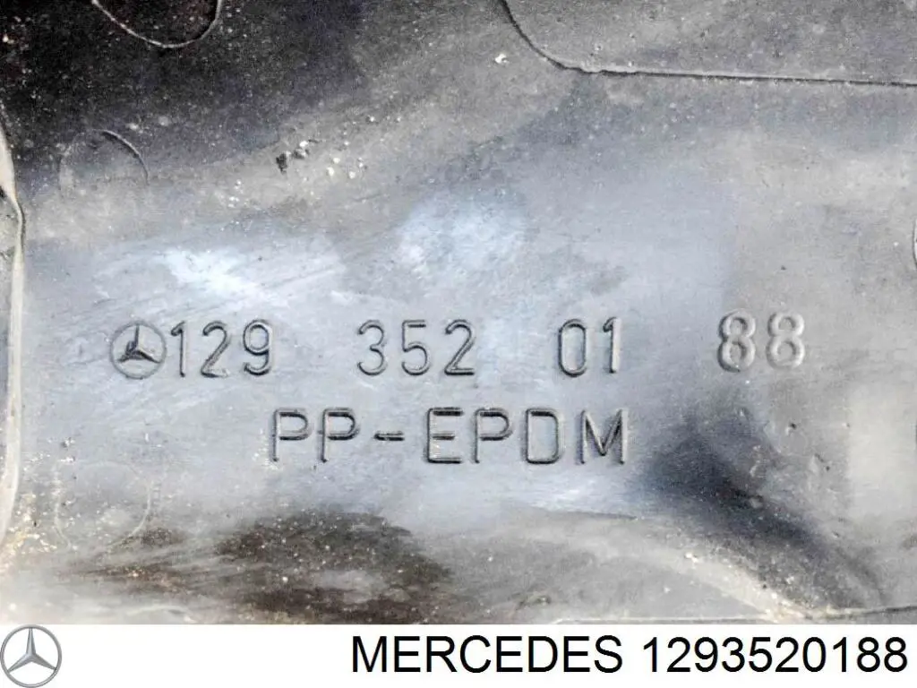Protección inferior trasera del brazo de suspensión Mercedes 1293520088 precio, desde 18,03 EUR