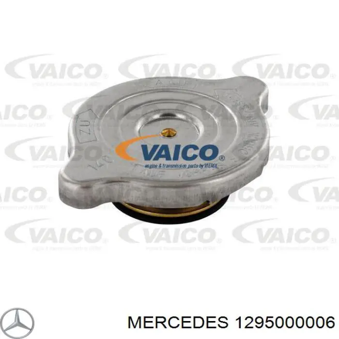 129 500 00 06 Mercedes tapa de radiador