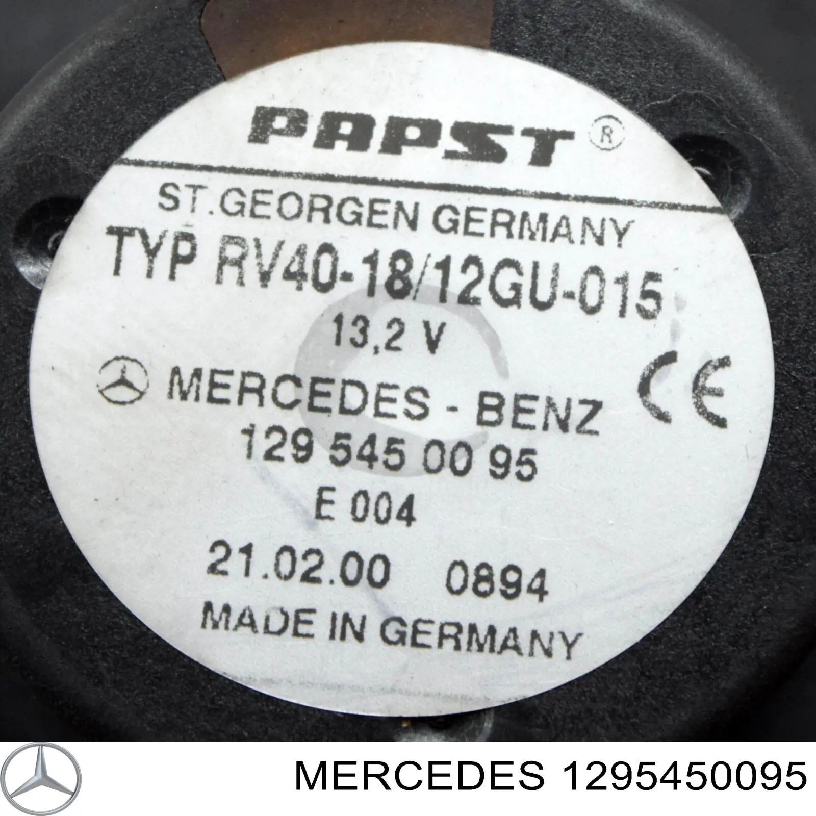 1295450095 Mercedes ventilador de aspiración, aire habitáculo