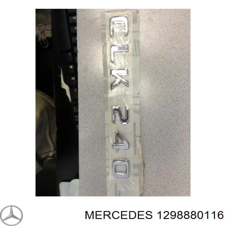 Emblema de capó 1298880116 Mercedes