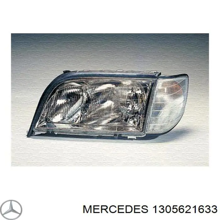 1305621633 Mercedes cristal de faro izquierdo