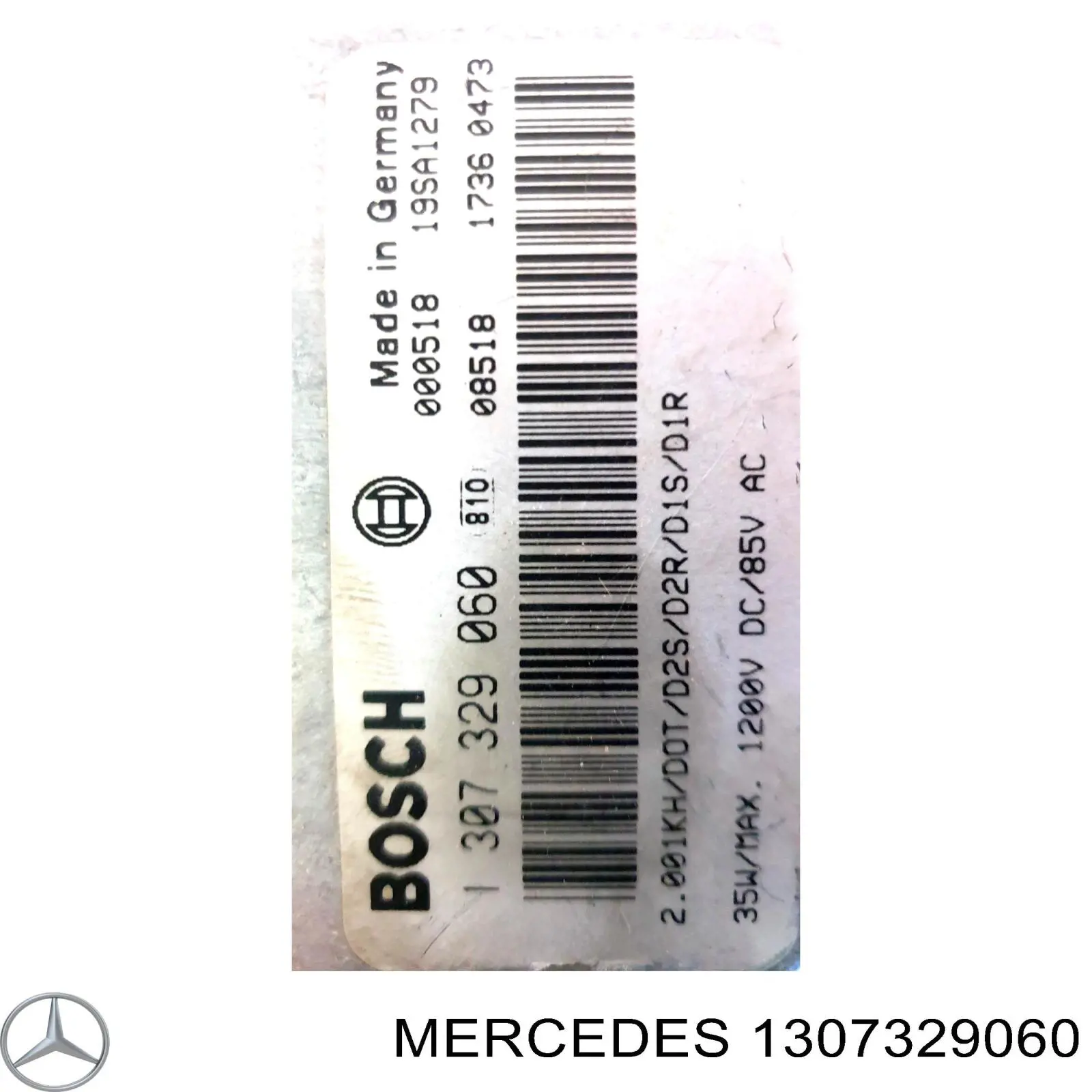 A2038209385 Mercedes bobina de reactancia, lámpara de descarga de gas