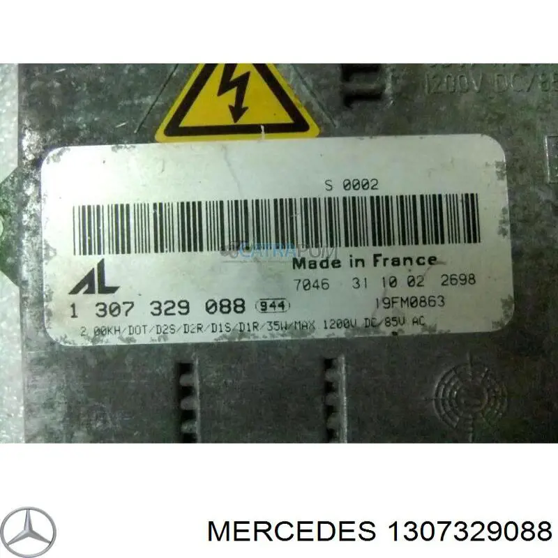 1307329088 Mercedes xenon, unidad control