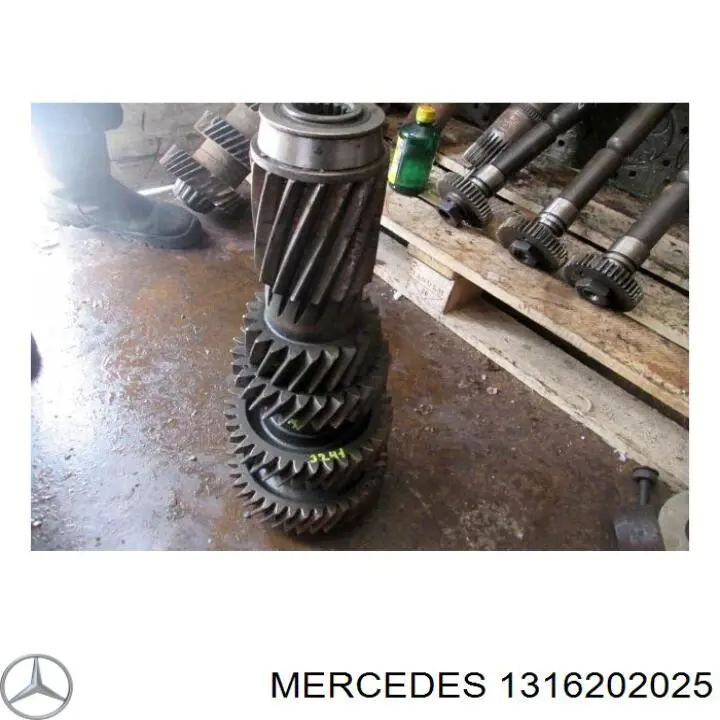 1316202025 Mercedes Árbol de entrada de la transmisión, caja de cambios 