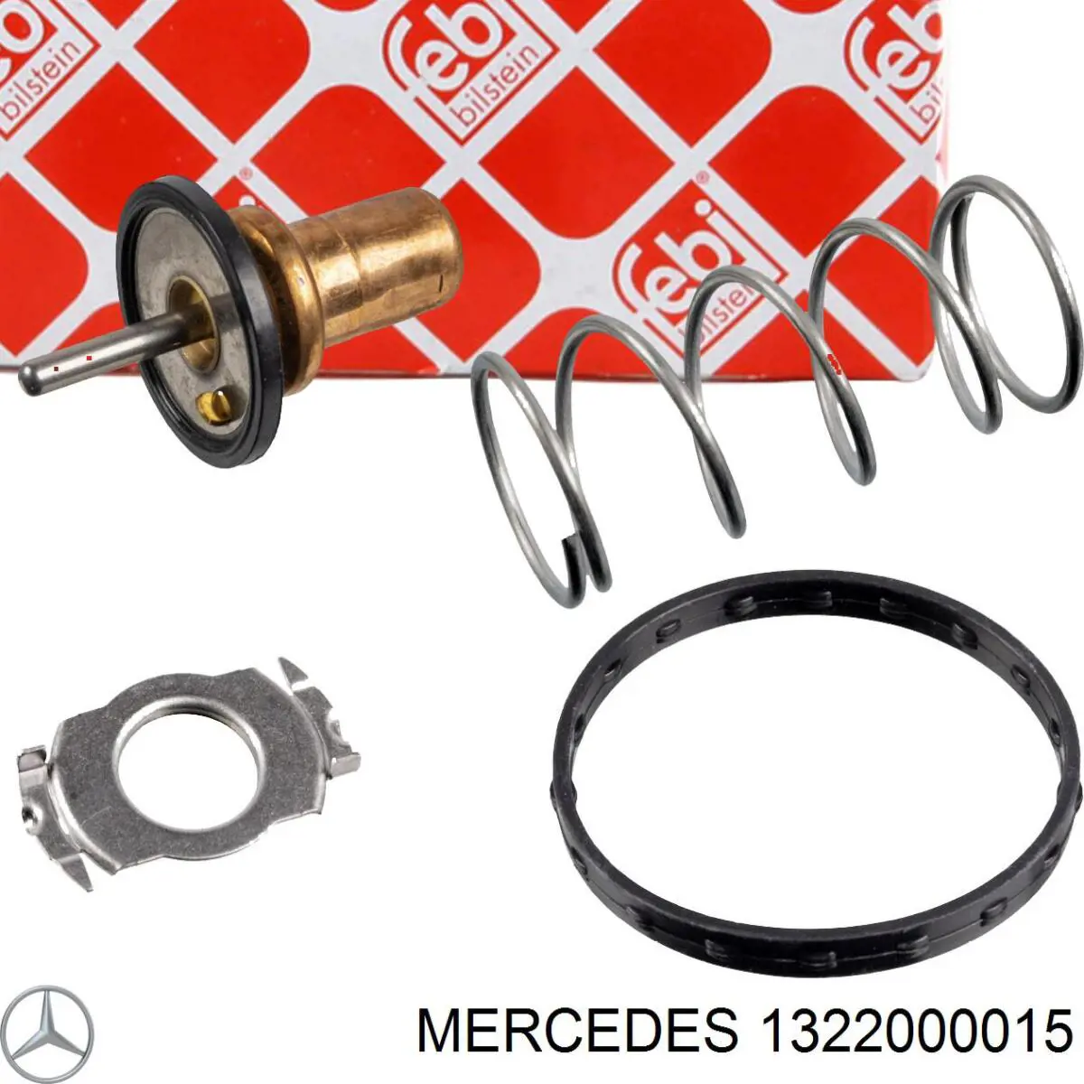 1322000015 Mercedes termostato, refrigerante