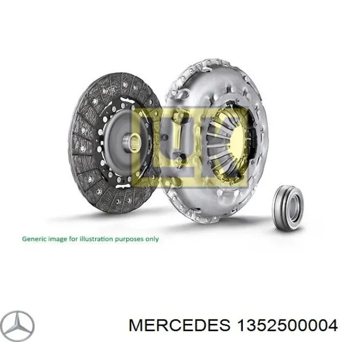 1352500004 Mercedes cojinete de desembrague