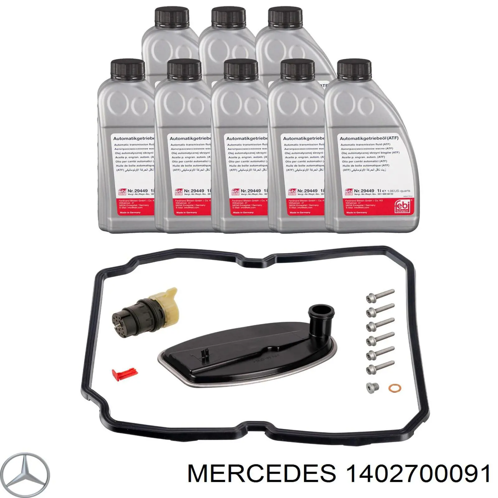 Tapón de la guía de la varilla de medición de la transmisión automática Mercedes 1402700091 precio, desde 8,77 EUR