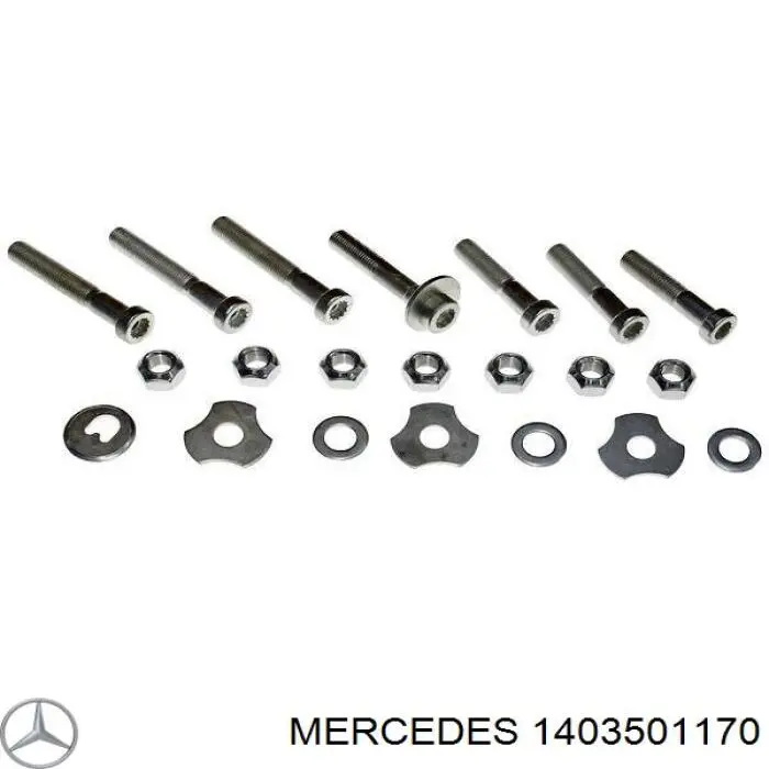 Perno interior del brazo de caída trasero 1403501170 Mercedes