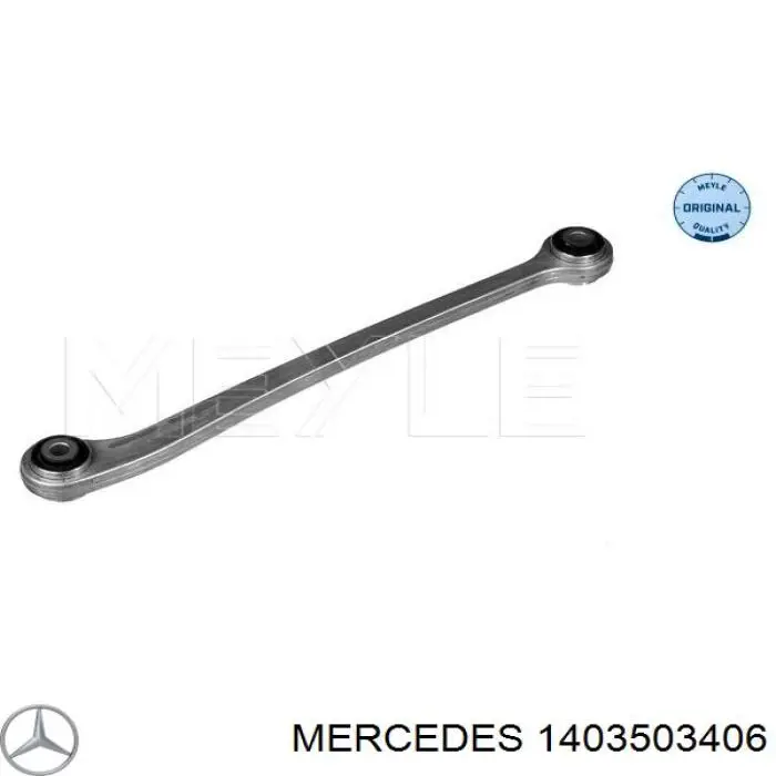 1403503406 Mercedes barra transversal de suspensión trasera