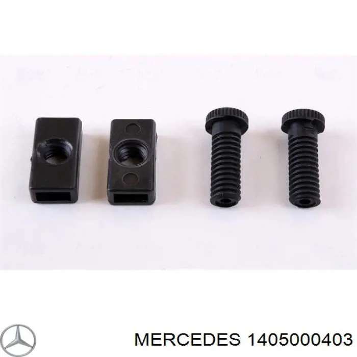 1405000403 Mercedes radiador refrigeración del motor