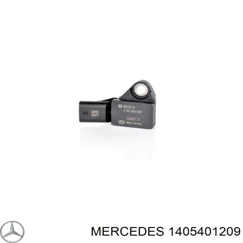 Sensor de desgaste de pastillas de freno delantero izquierdo A1405401209 Mercedes