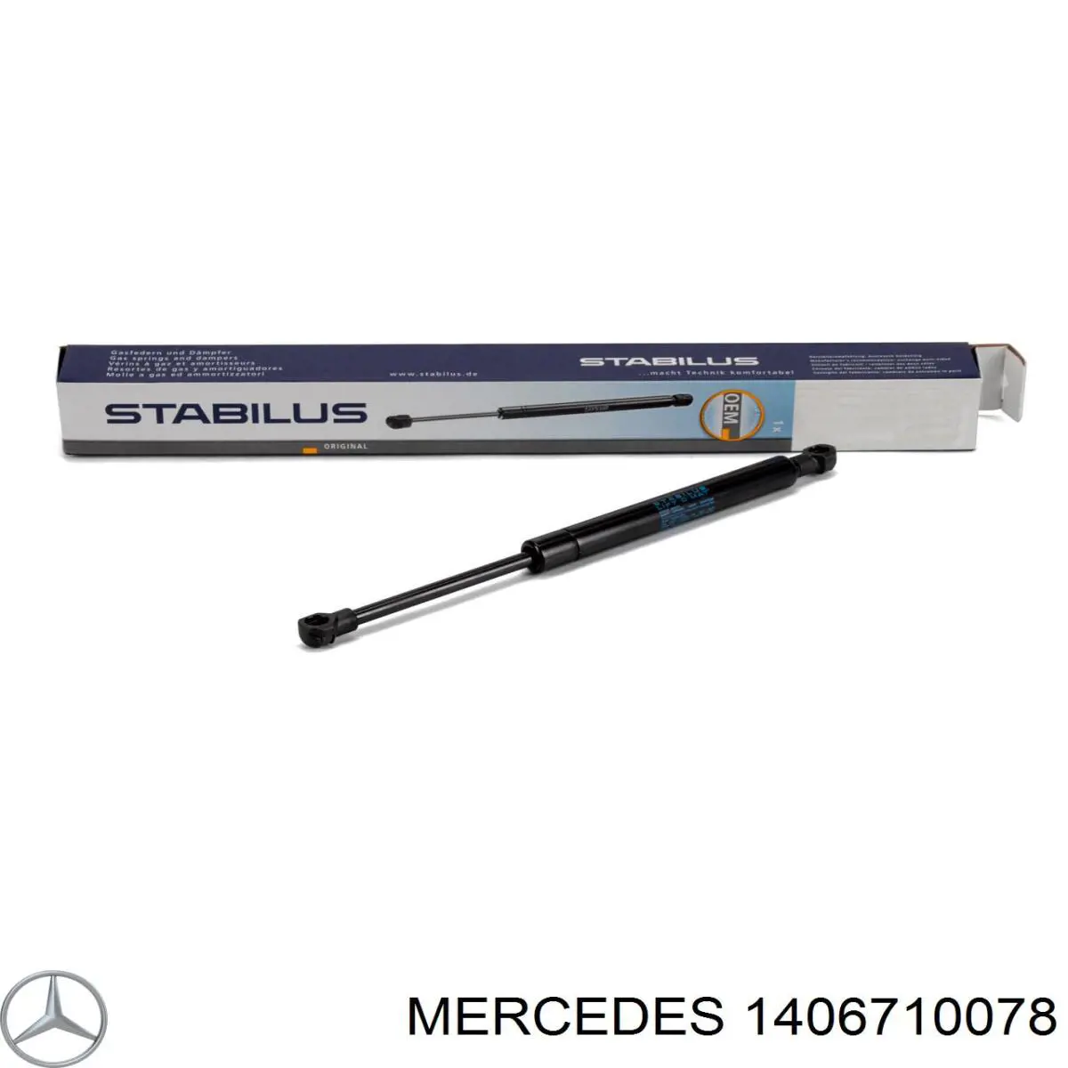 1406710078 Mercedes perno de protección del motor