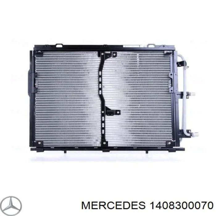 1408300070 Mercedes condensador aire acondicionado