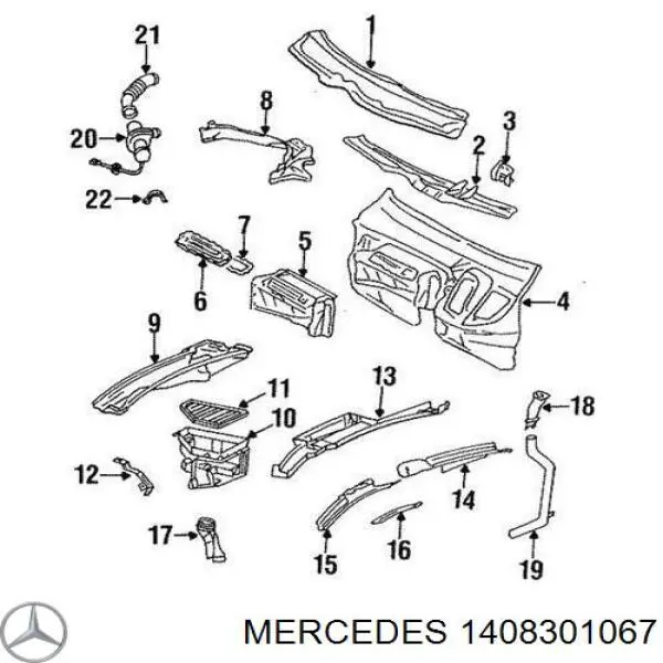 A1408301067 Mercedes 
