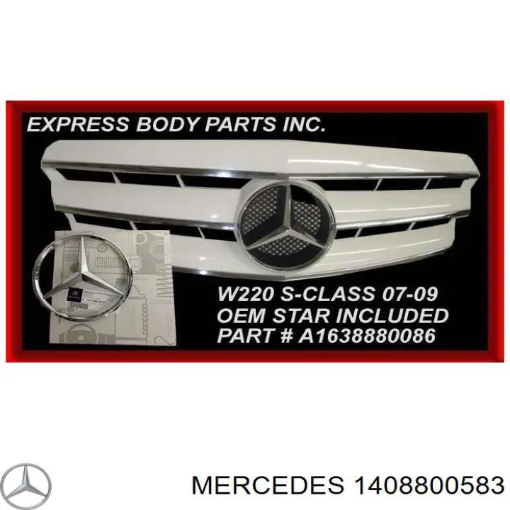 Comprar Parrilla Mercedes S  W140