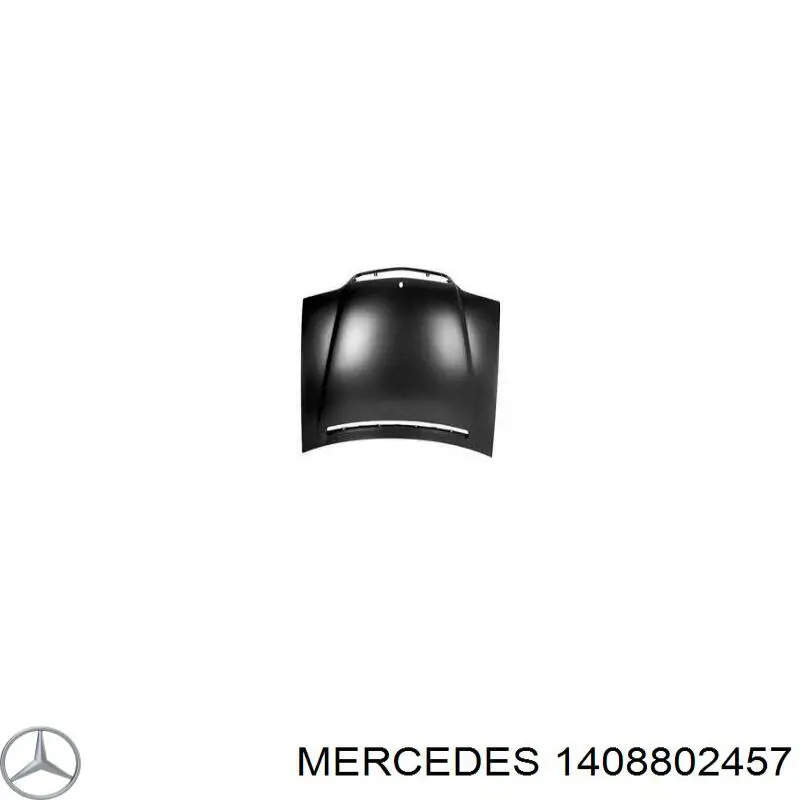 1408802457 Mercedes capó del motor