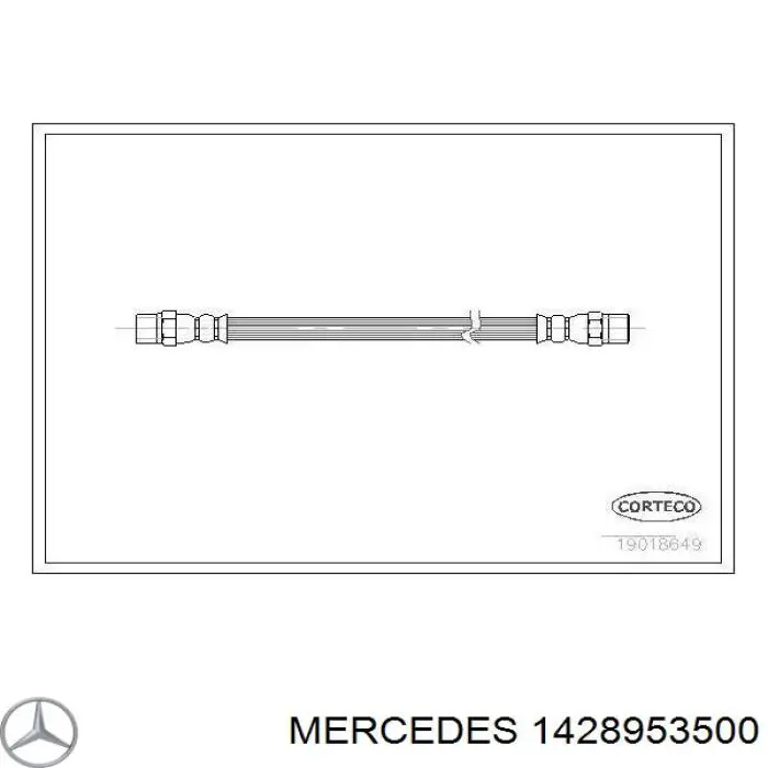 Comprar 1428953500 Mercedes Latiguillos de freno delantero