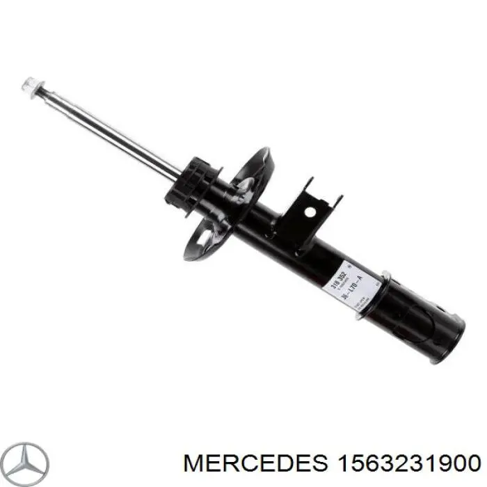 Amortiguador delantero izquierdo Mercedes 1563231900 precio, desde 117,25 EUR