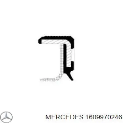 1609970246 Mercedes anillo retén, cigüeñal