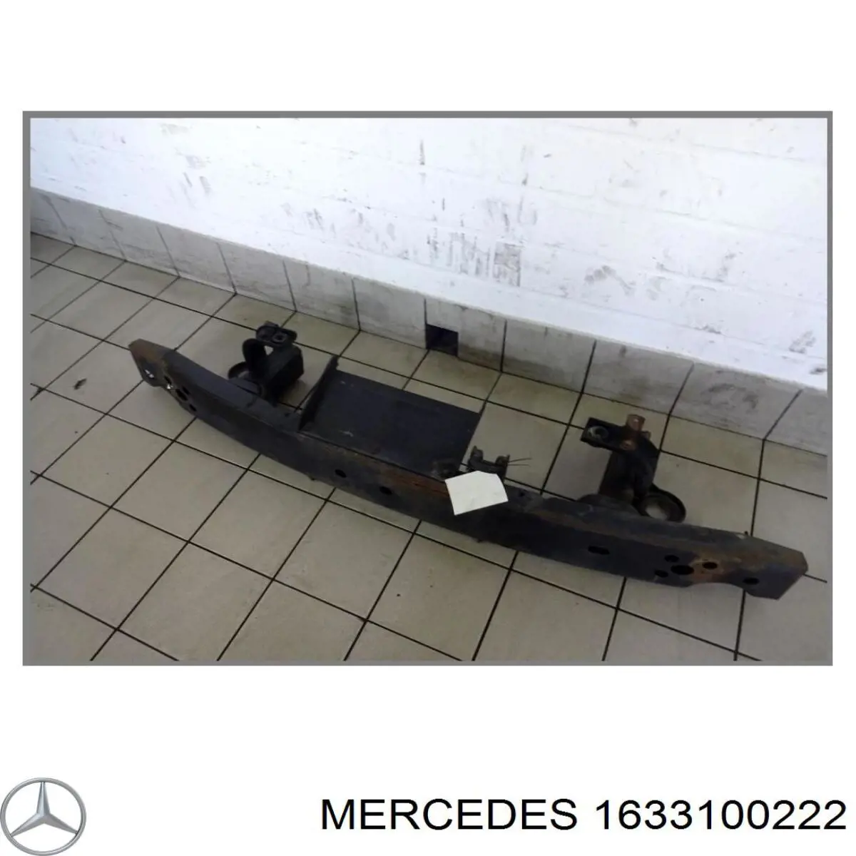 A1633100222 Mercedes refuerzo parachoque delantero