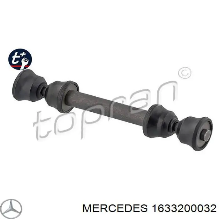 1633200032 Mercedes soporte de barra estabilizadora trasera