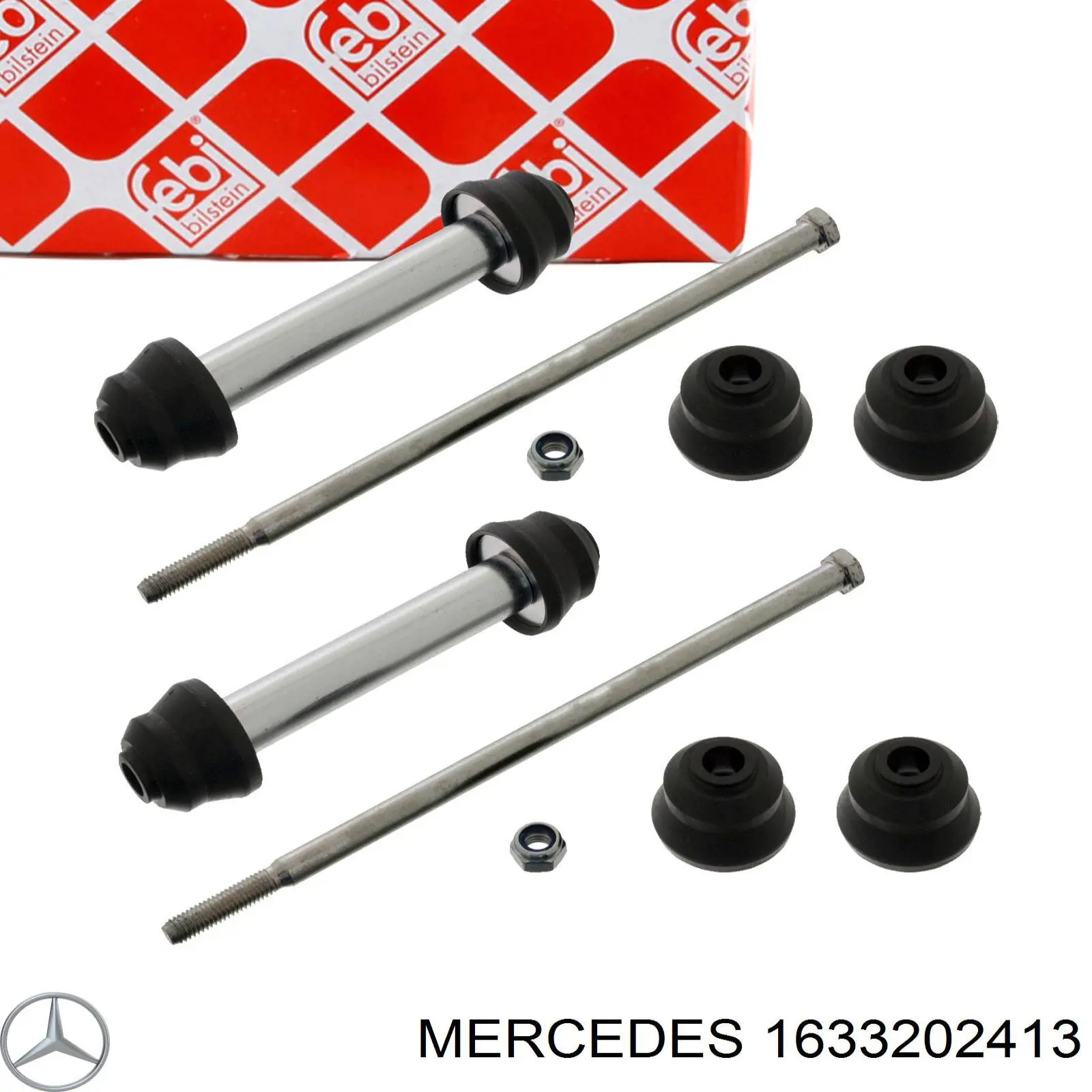 1633202413 Mercedes amortiguador trasero