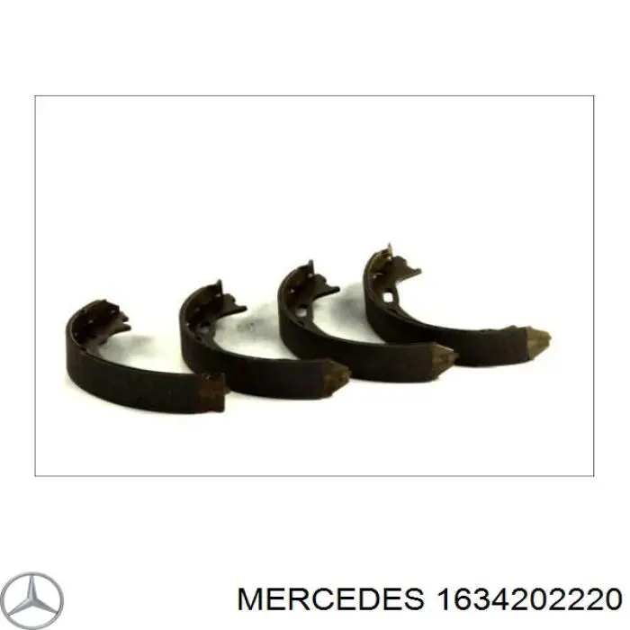 1634202220 Mercedes zapatas de freno de mano