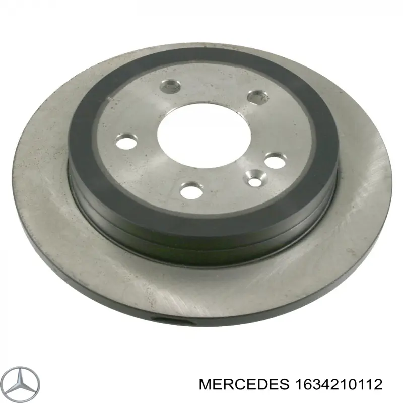 1634210112 Mercedes Freno de disco trasero