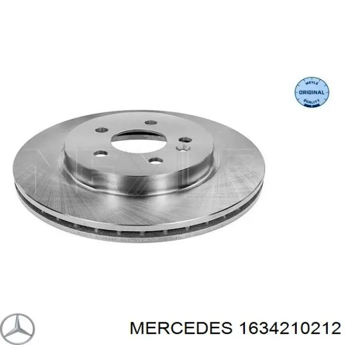 1634210212 Mercedes freno de disco delantero