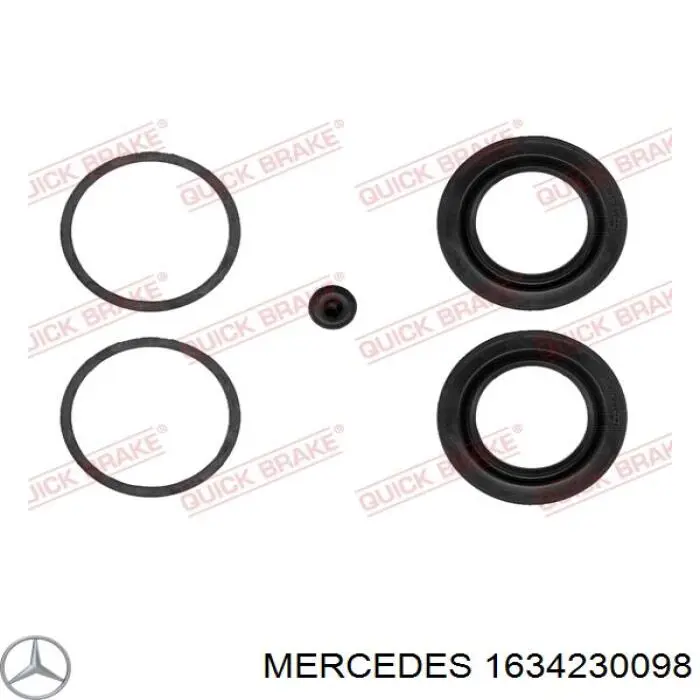 1634230798 Mercedes pinza de freno trasera izquierda