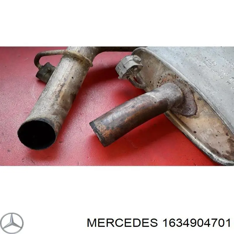 1634904701 Mercedes silenciador posterior