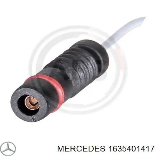 1635401417 Mercedes contacto de aviso, desgaste de los frenos, trasero