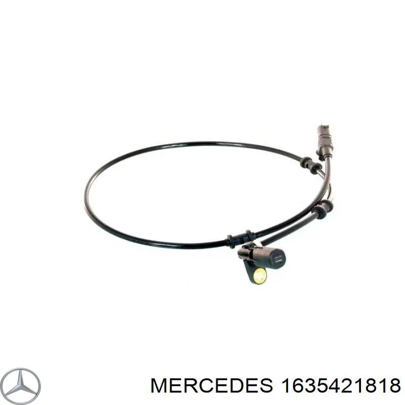 Sensor revoluciones de la rueda, delantero izquierdo Mercedes 1635421818