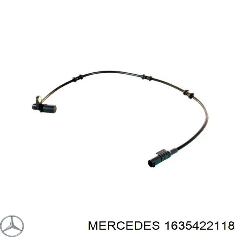 1635422118 Mercedes sensor abs trasero derecho