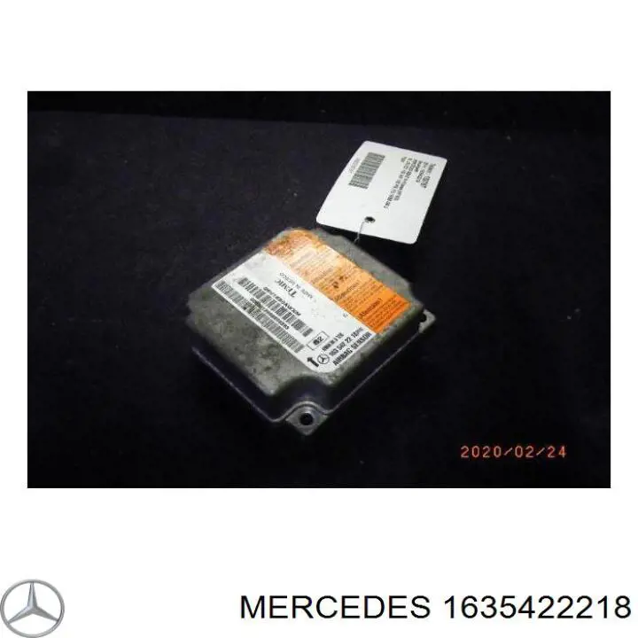 1635422218 Mercedes procesador del modulo de control de airbag